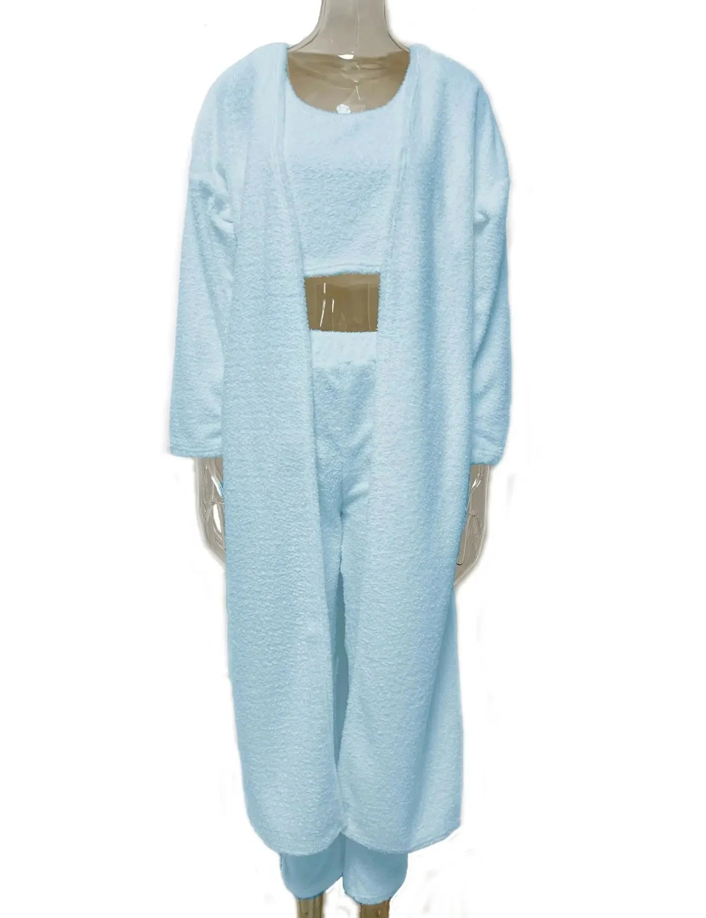 3-Piece Fuzzy Fleece Loungewear Set